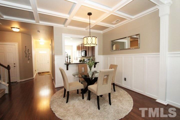 2520 Asher View Court Raleigh, NC 27606 - Photo 6 of 24 Added coffered ceiling and column work to this room to define the space.