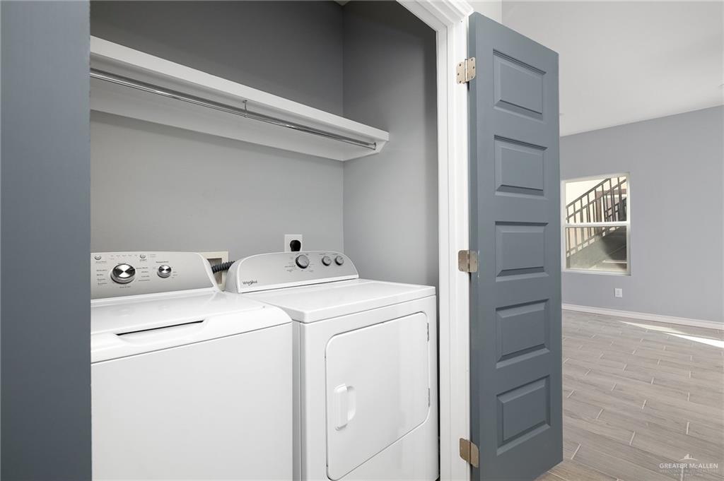 2602 Clearview Street Weslaco, TX 78596 - Photo 10 of 15 a utility room with dryer and washer