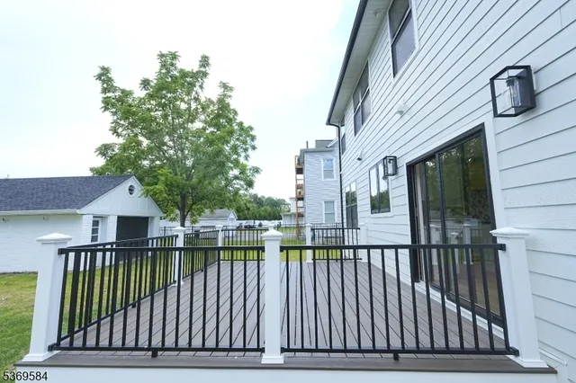 a view of a house with a deck