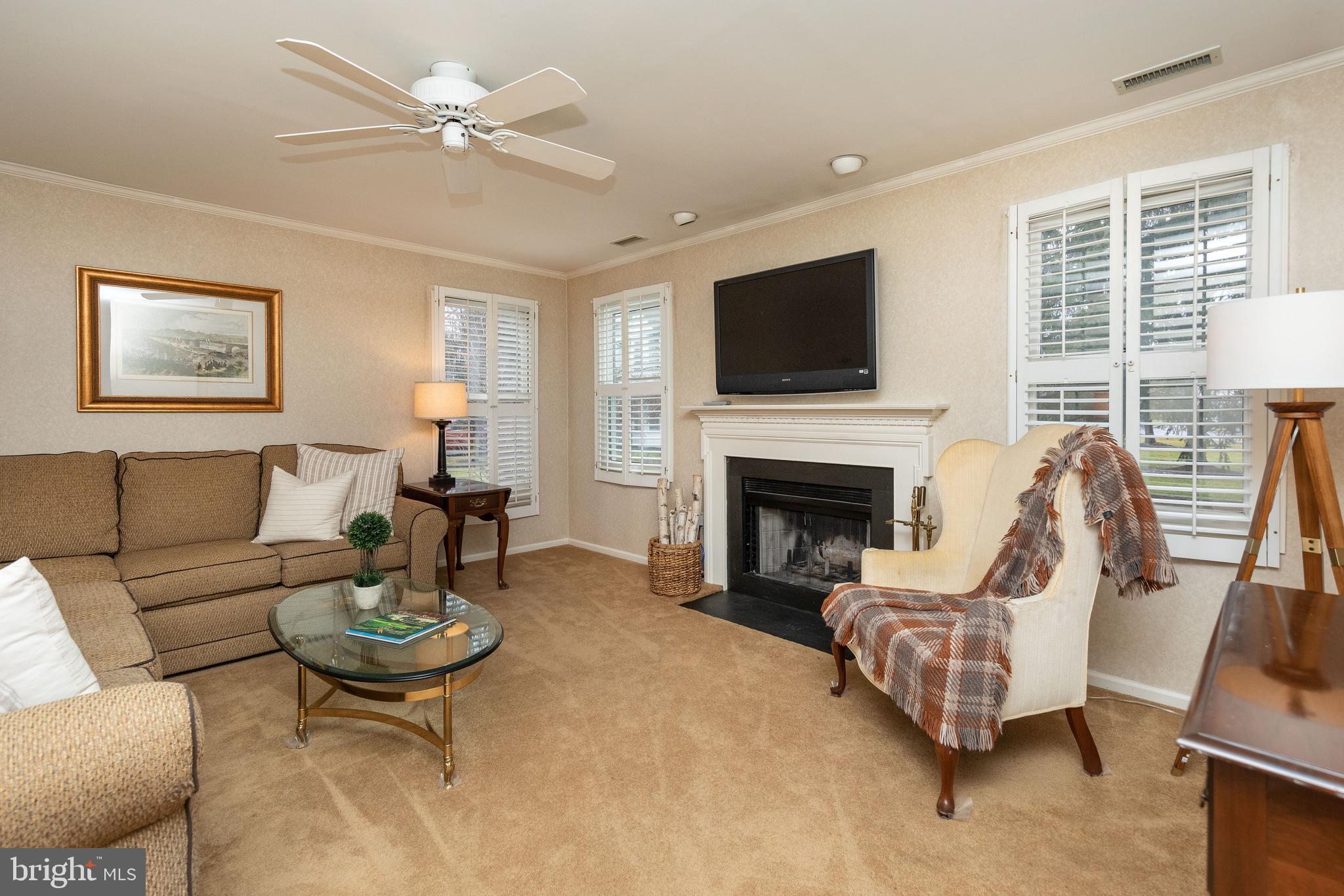 12 Sweetwater Circle Ambler, PA 19002 - Photo 8 of 23 Family Room w/ Wood Burning Fireplace