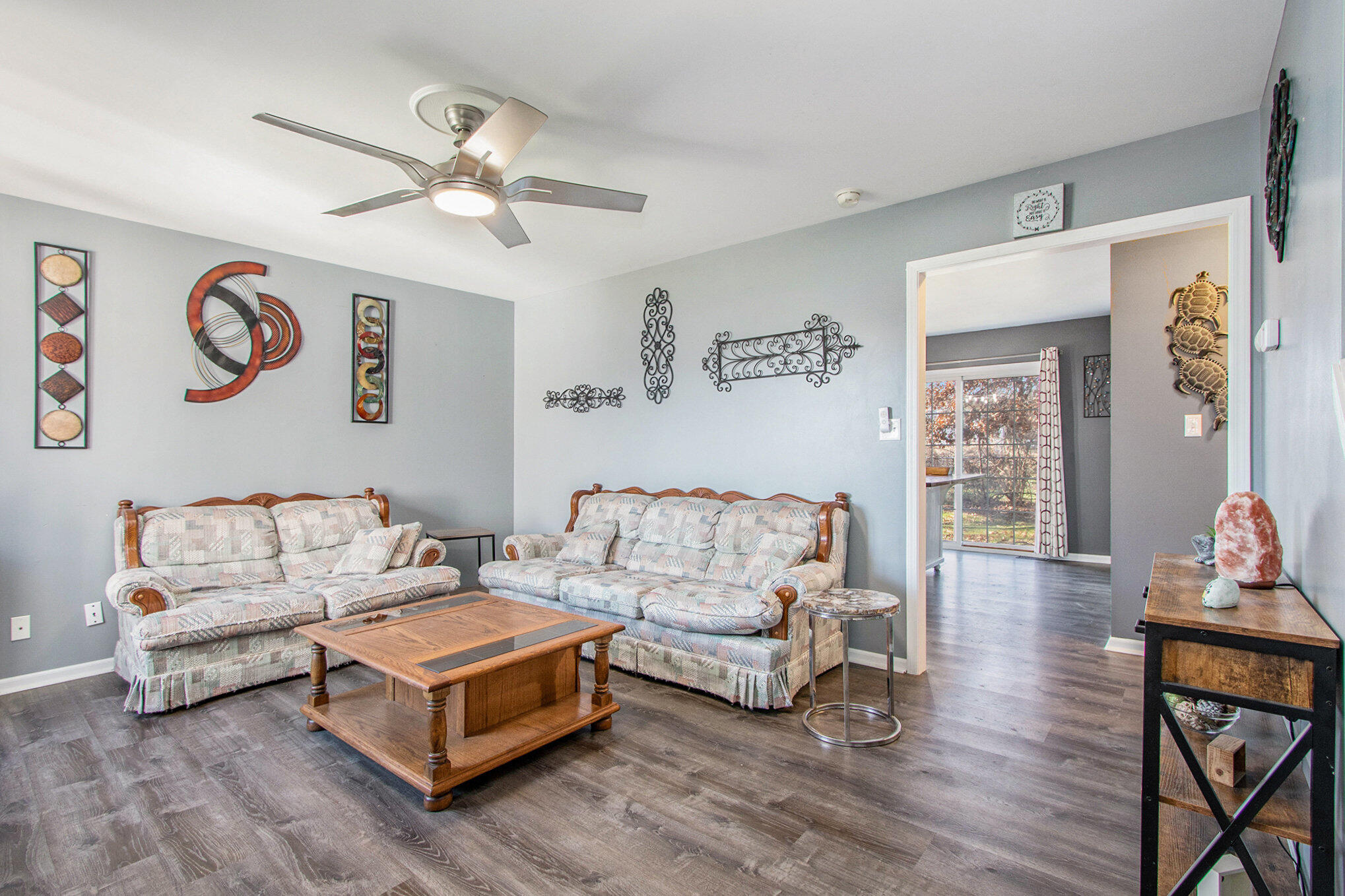 682 Dearborn Road, Unit A Valparaiso, IN 46385 - Photo 5 of 23 a living room with furniture and wooden floor