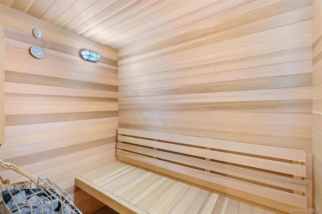 a view of a chairs and tables in patio