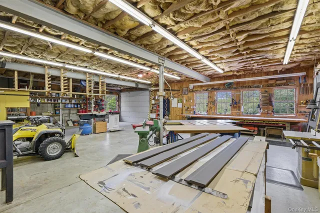 a view of outdoor space with deck and trees
