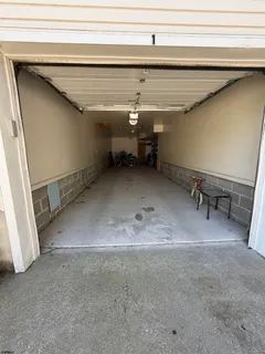 a view of a garage