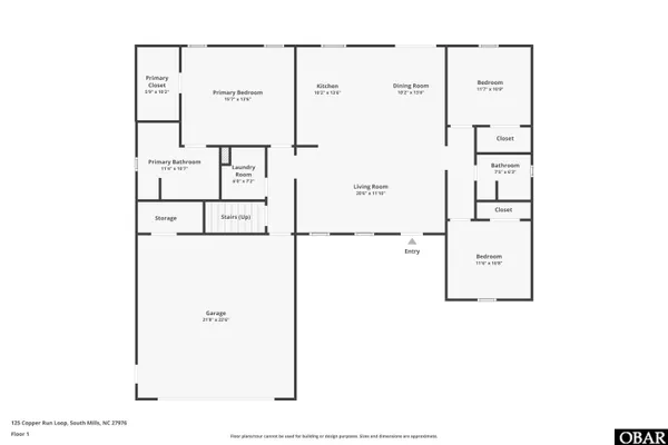$479,250 | 125 Copper Run Loop, South Mills, NC 27976
