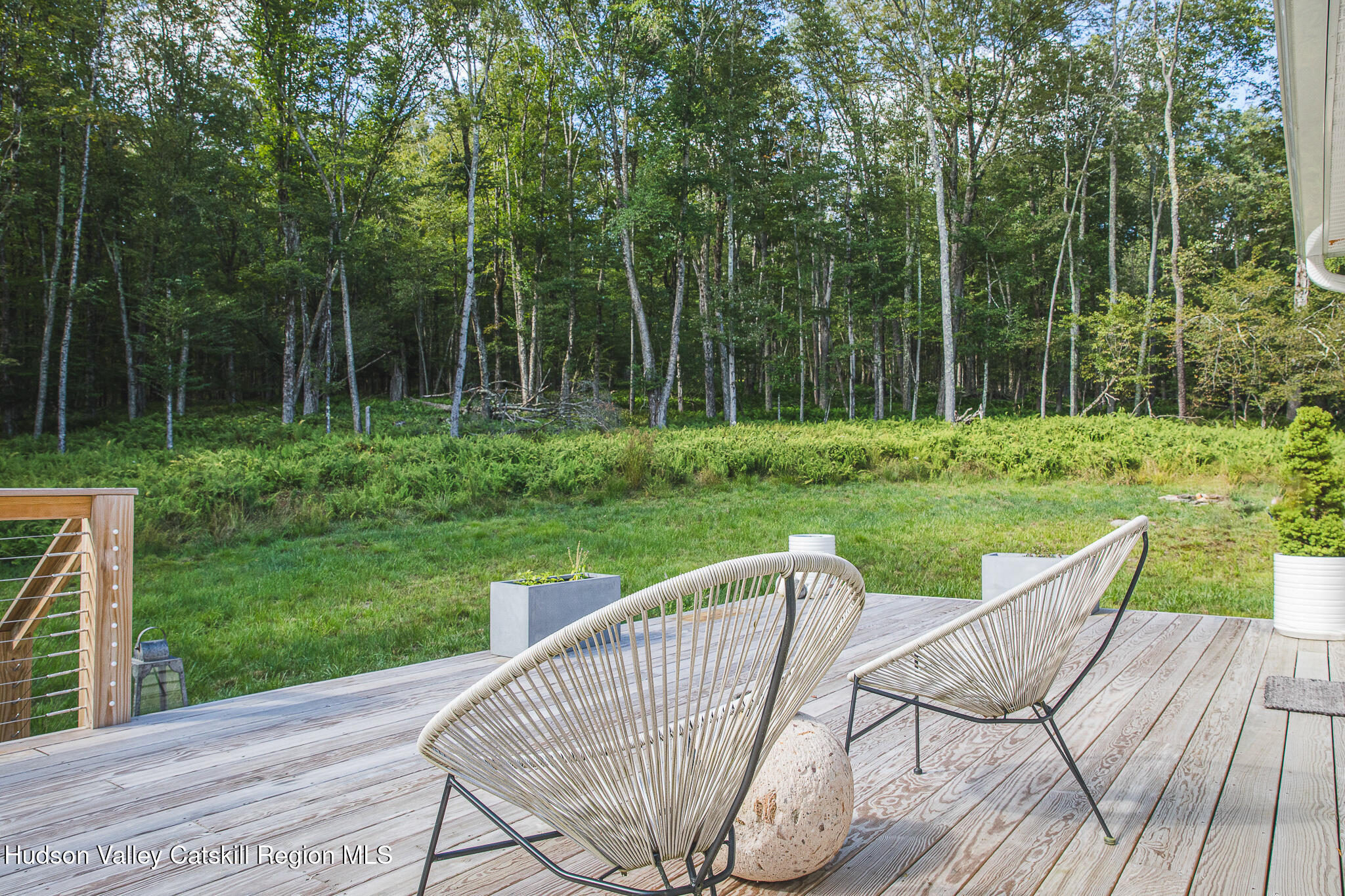 546 Willowemoc Road Livingston Manor, NY 12758 - Photo 3 of 30 a view of a deck with a backyard