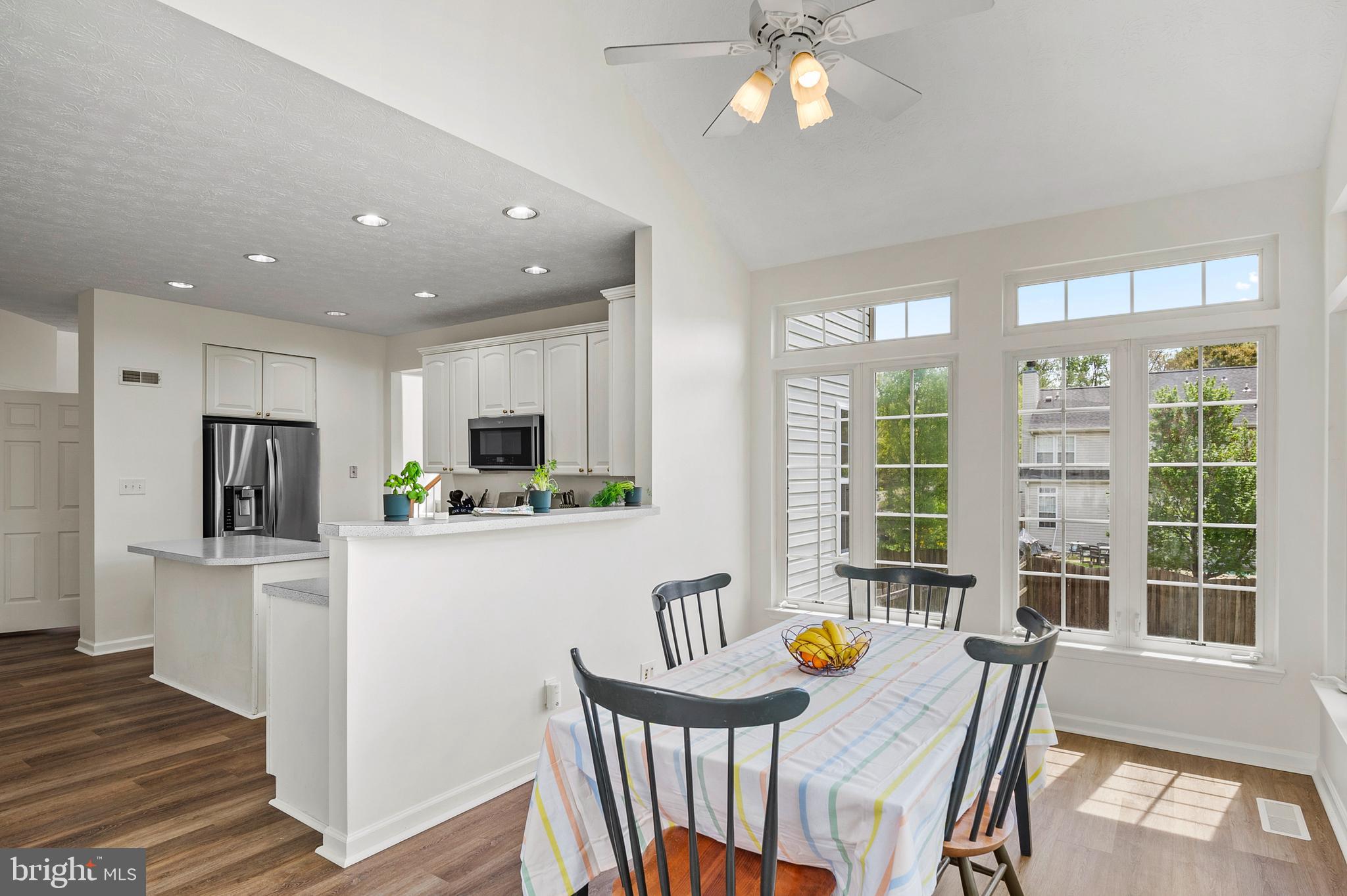 456 North Patuxent Road Odenton, MD 21113 - Photo 13 of 44 a view of kitchen with breakfast area and windows