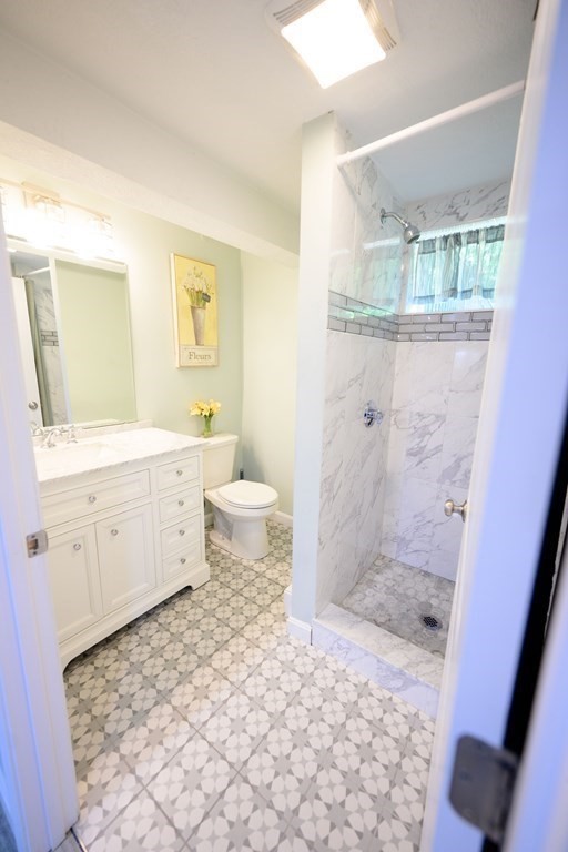 462 Goldthwaite Road Northbridge, MA 01588 - Photo 35 of 40 a bathroom with a sink a toilet and shower