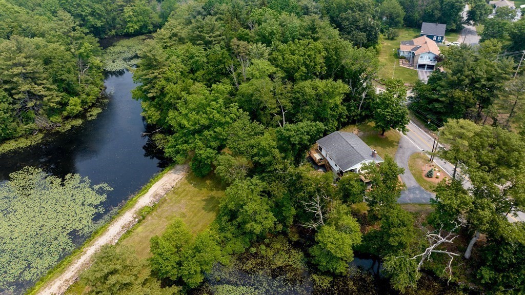 462 Goldthwaite Road Northbridge, MA 01588 - Photo 39 of 40 an aerial view of residential house with outdoor space and trees all around