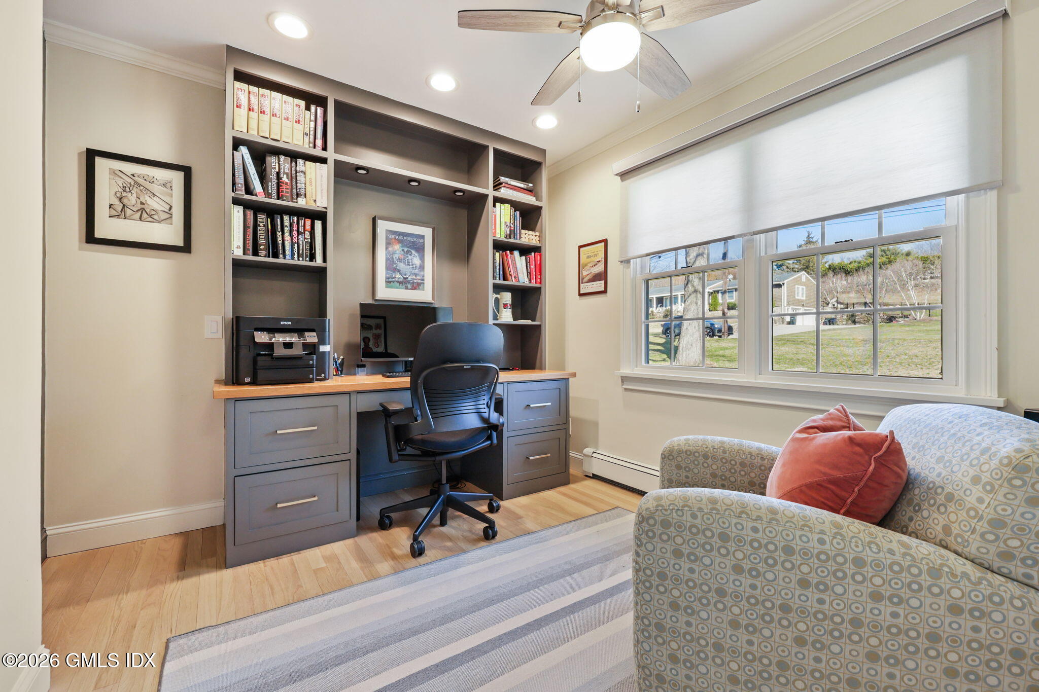 97 Davenport Ridge Lane Stamford, CT 06903 - Photo 5 of 31 a livingroom with workspace and a window