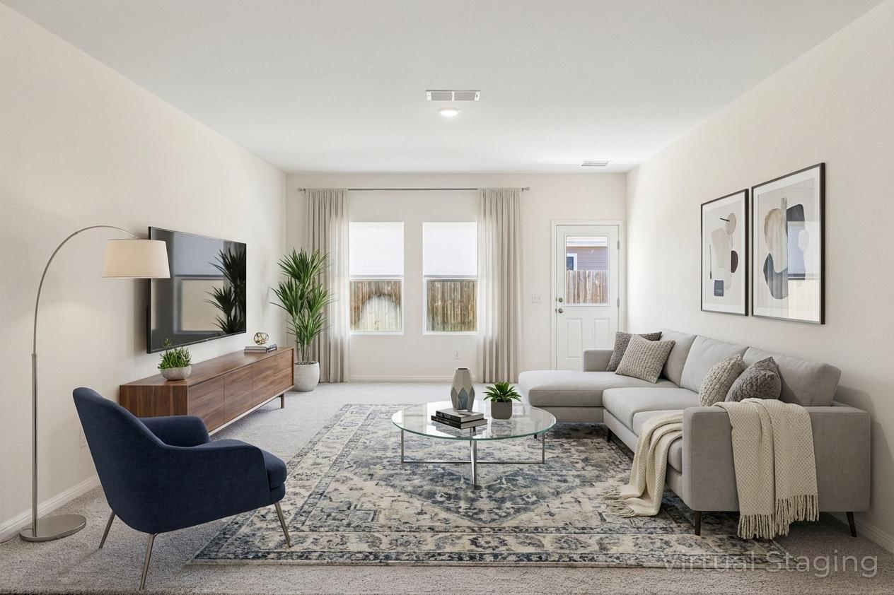 550 Thistle Lane Maxwell, TX 78656 - Photo 10 of 29 a living room with furniture and a flat screen tv