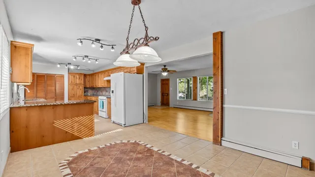 a very nice looking room with a large window