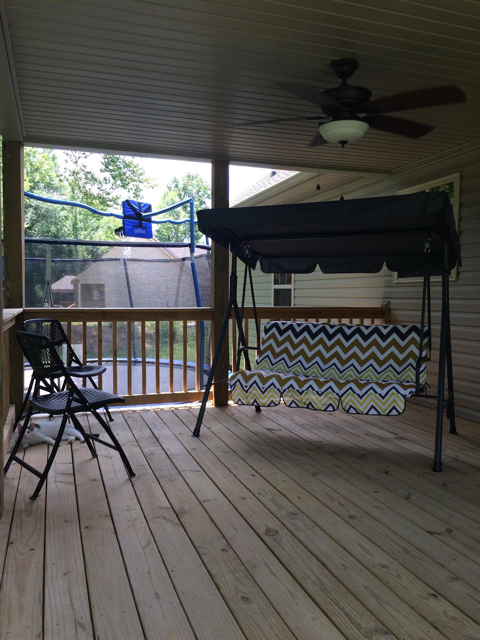3317 Pleasant Grove Road White House, TN 37188 - Photo 20 of 22 Cover deck allows outdoor relaxation in any weather.