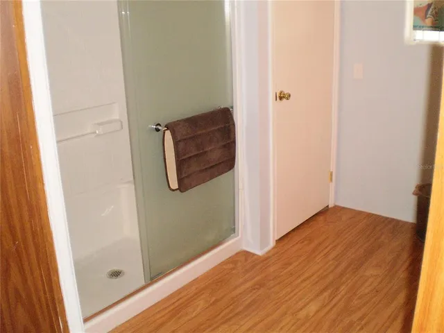 a view of bathroom with shower