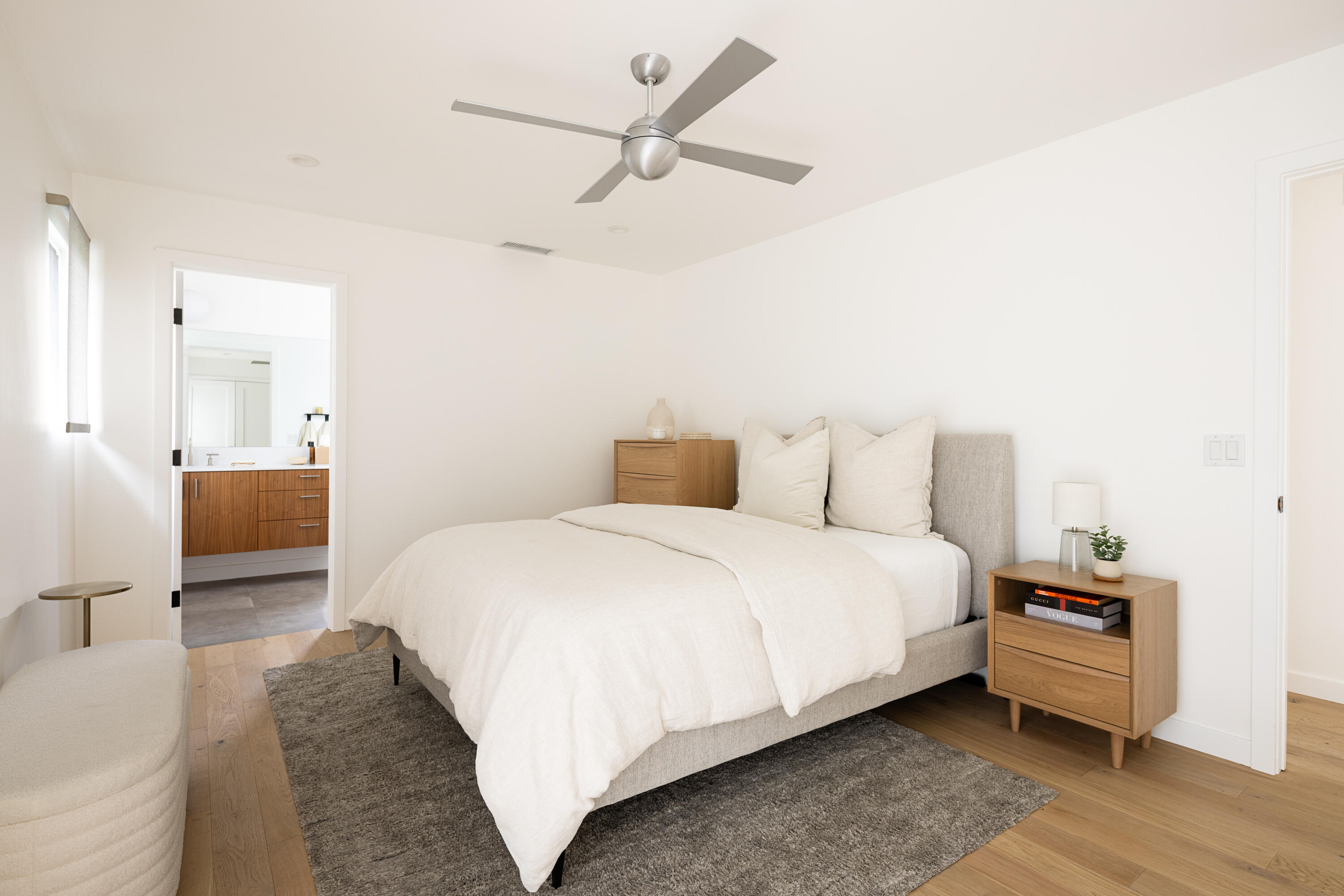 3155 Eucalyptus Hill Road Montecito, CA 93108 - Photo 19 of 30 a bedroom with a bed and a couch