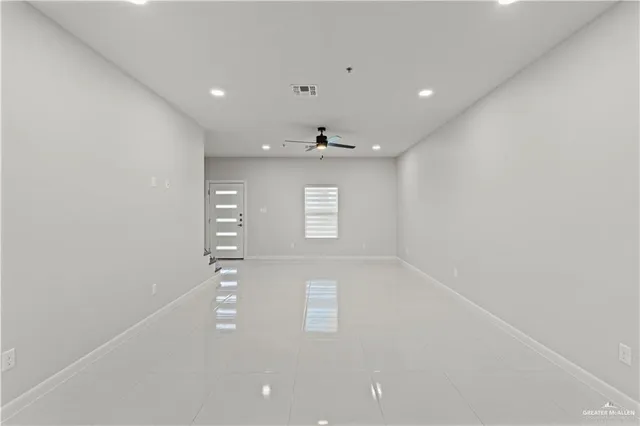 a view of an empty room