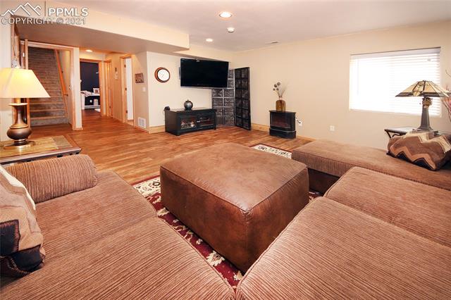 8084 Oliver Road Peyton, CO 80831 - Photo 22 of 33 Another view of the large family room in the basement