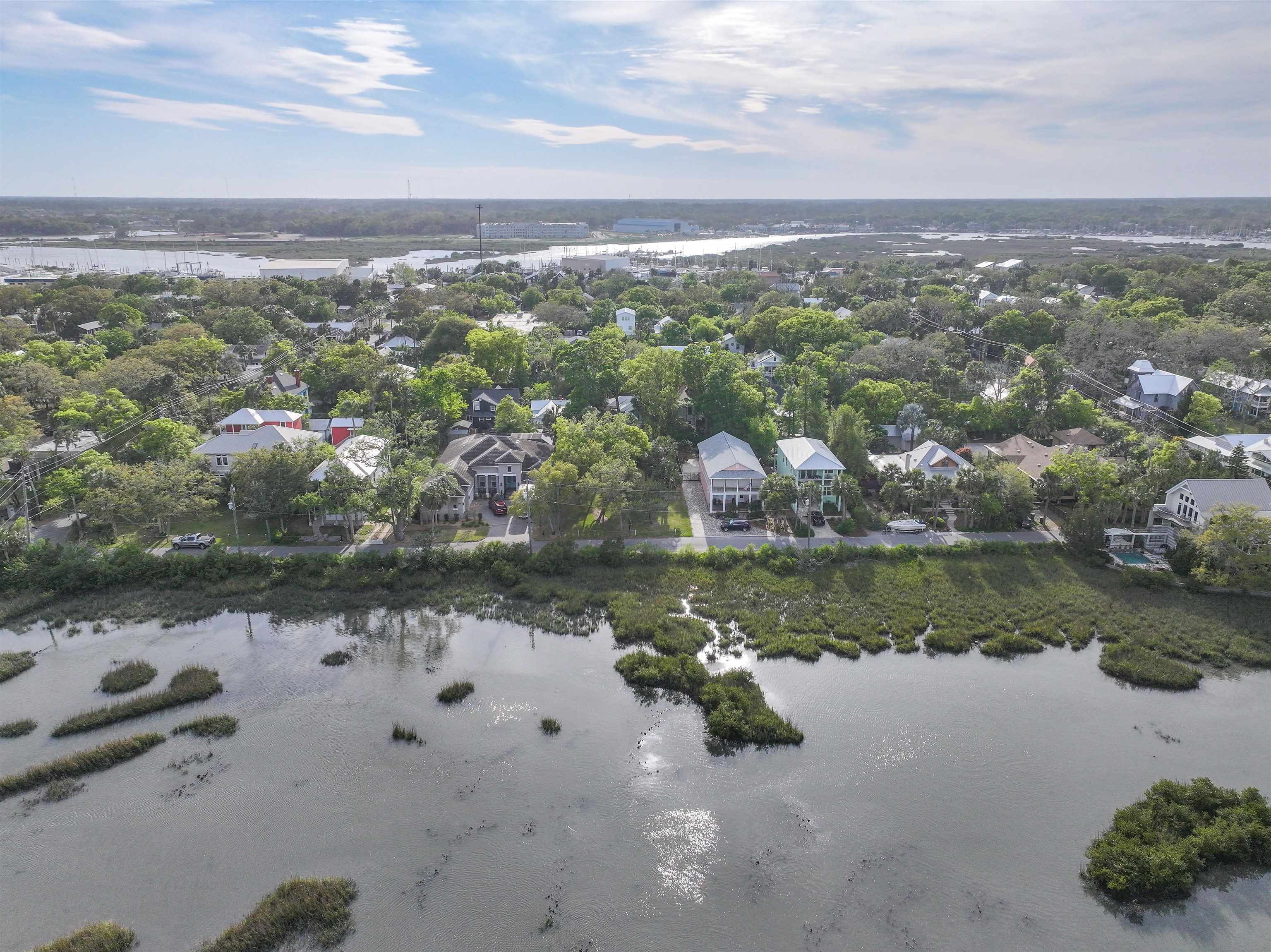 160 Washington Street St. Augustine, FL 32084 - Photo 25 of 56 a view of lake with green space