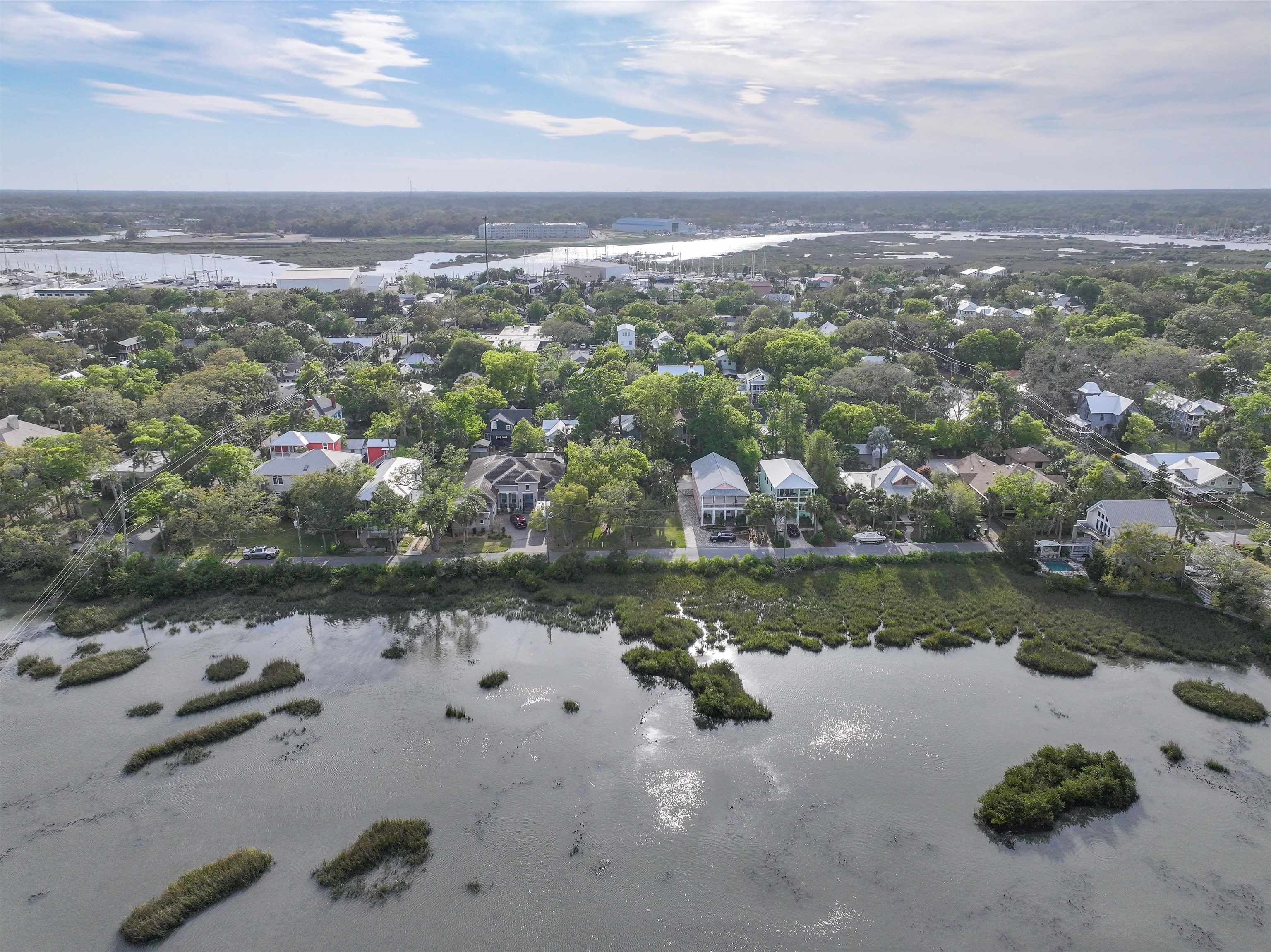 160 Washington Street St. Augustine, FL 32084 - Photo 26 of 56 a view of a lake with a city
