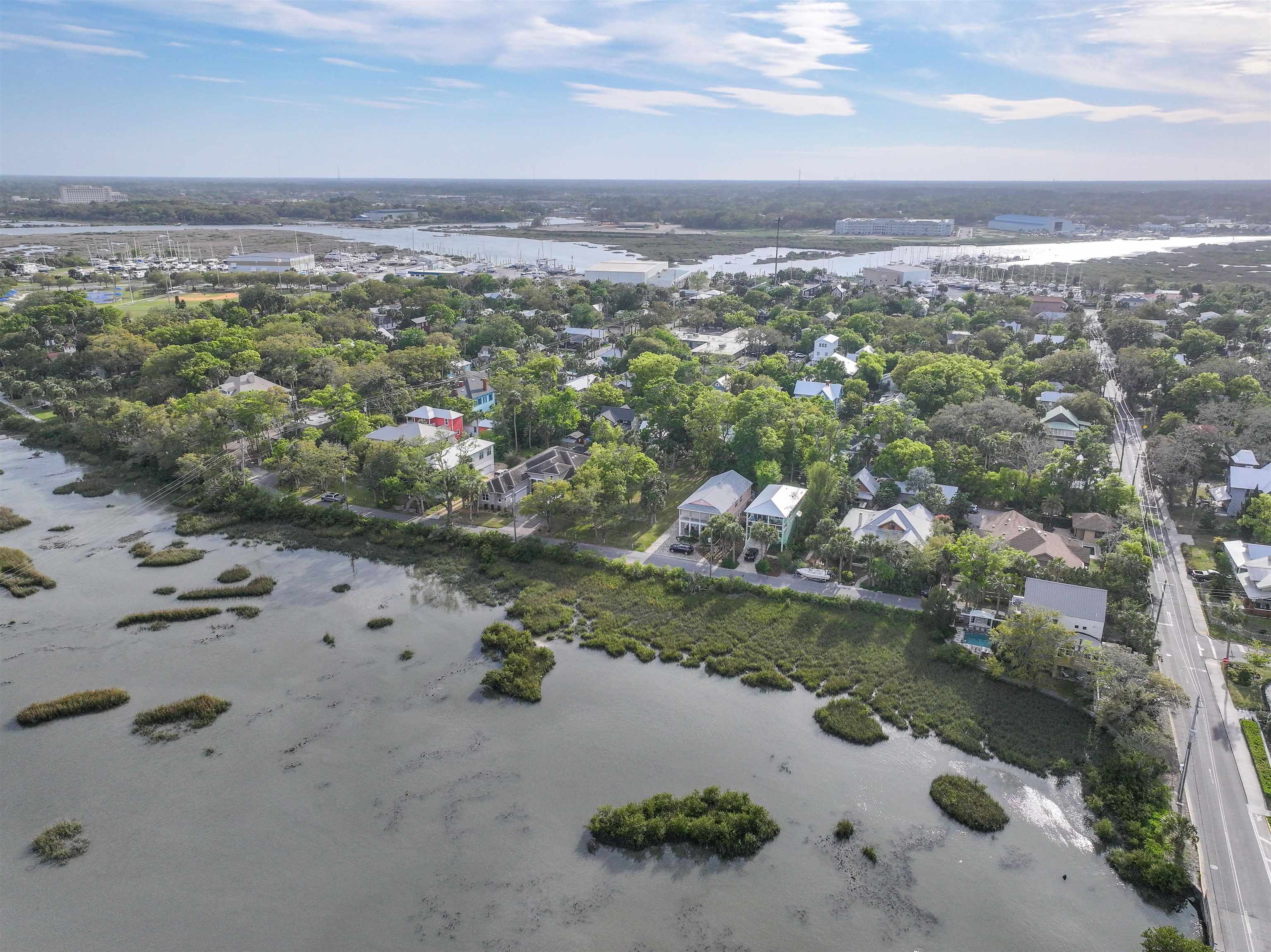 160 Washington Street St. Augustine, FL 32084 - Photo 29 of 56 a view of a lake with beach