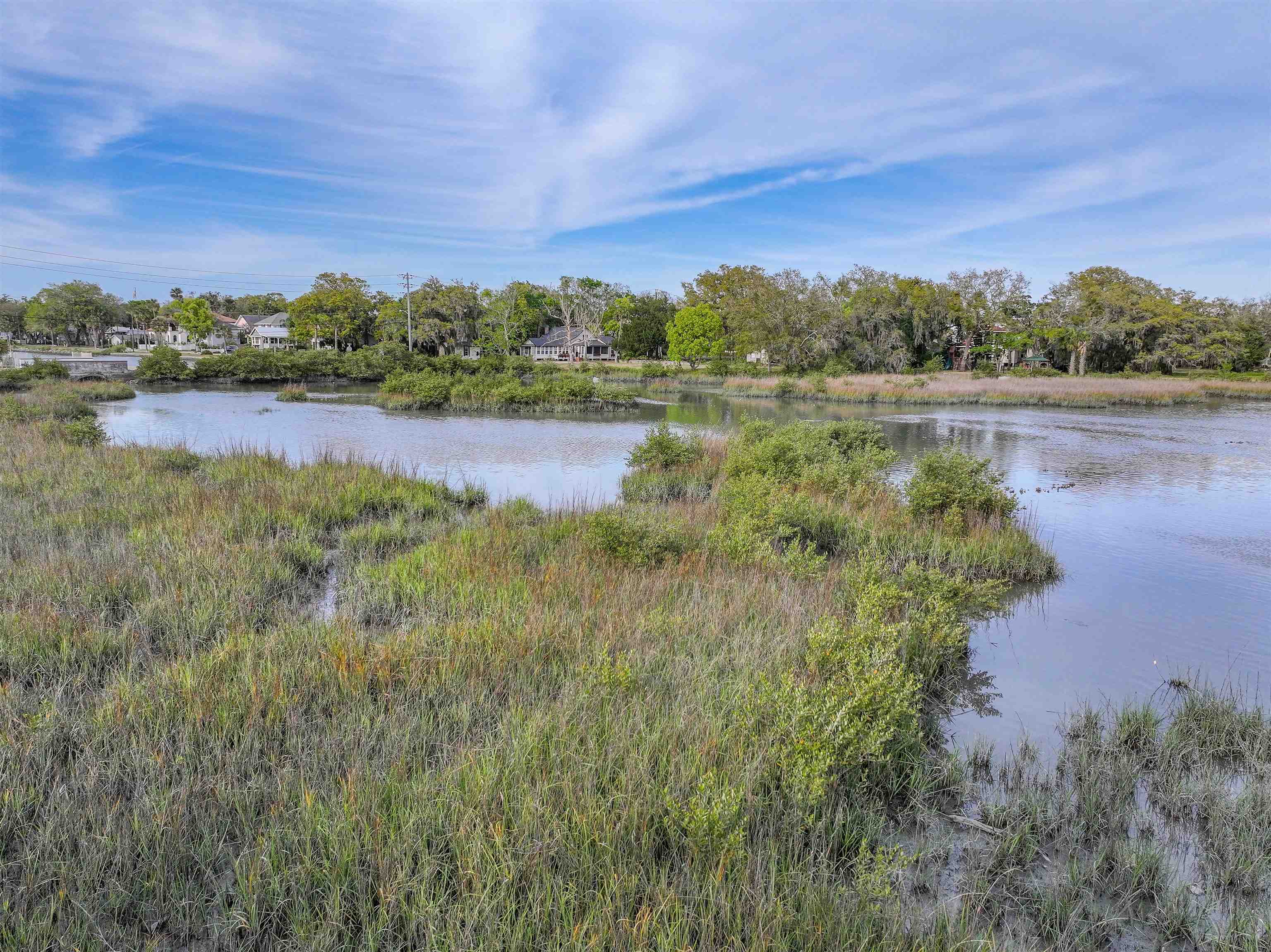 160 Washington Street St. Augustine, FL 32084 - Photo 34 of 56 a view of a lake with a city