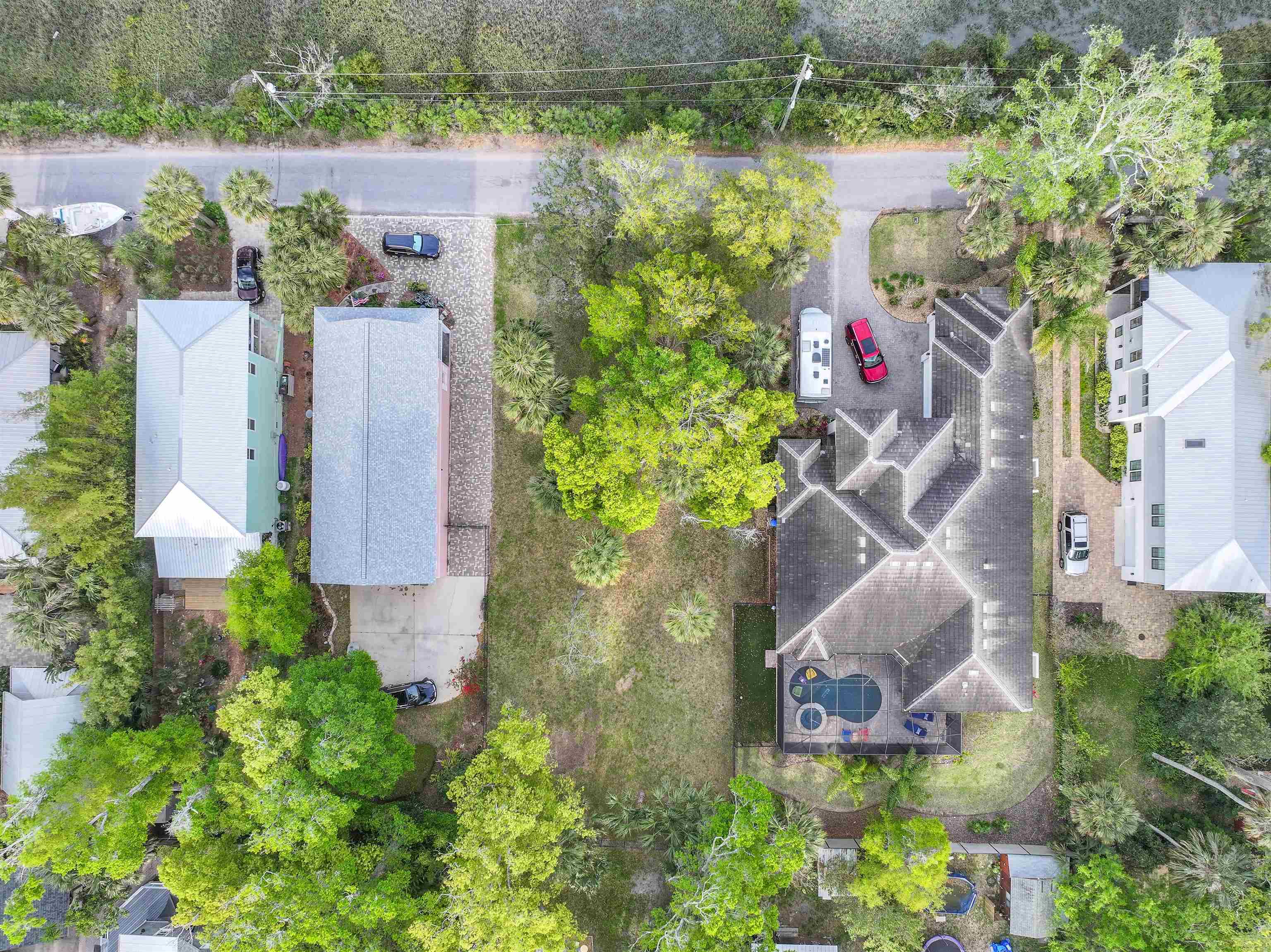 160 Washington Street St. Augustine, FL 32084 - Photo 35 of 56 an aerial view of a house