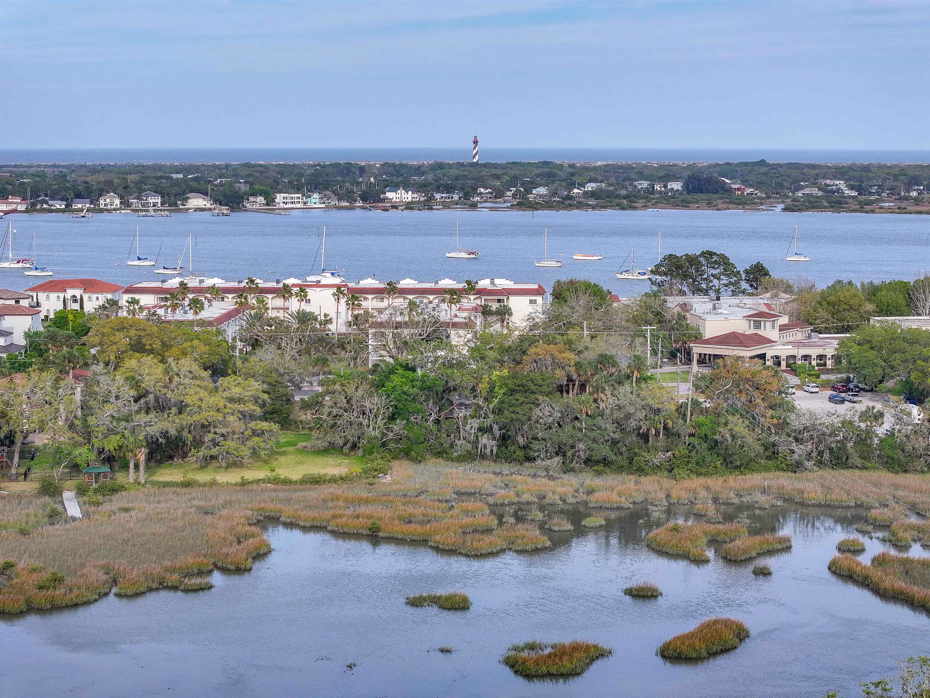 160 Washington Street St. Augustine, FL 32084 - Photo 44 of 56 a view of a lake with a mountain