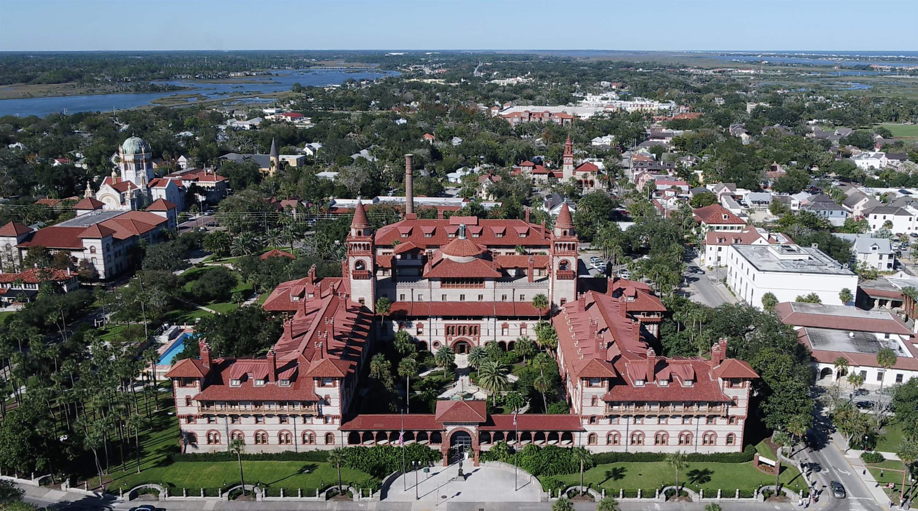 160 Washington Street St. Augustine, FL 32084 - Photo 50 of 56 an aerial view of a city
