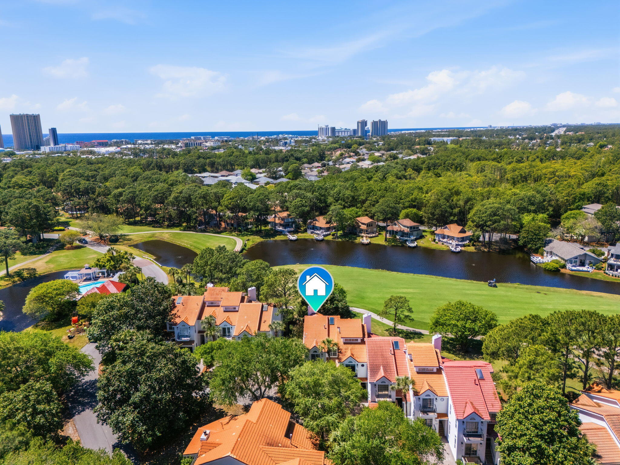 65 Vantage Point Miramar Beach, FL 32550 - Photo 57 of 63 an aerial view of a houses and city view