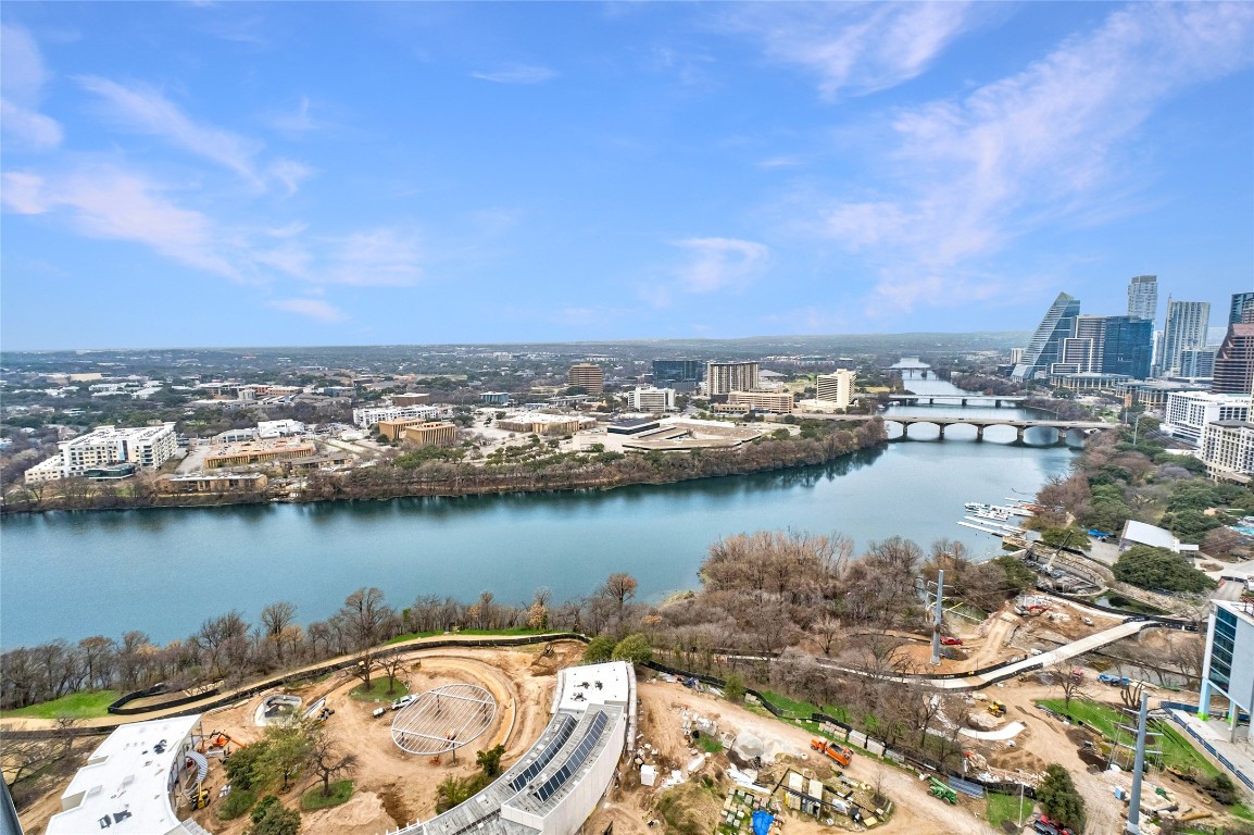 70 Rainey Street, Unit 2702 Austin, TX 78701 - Photo 28 of 40 an aerial view of a city