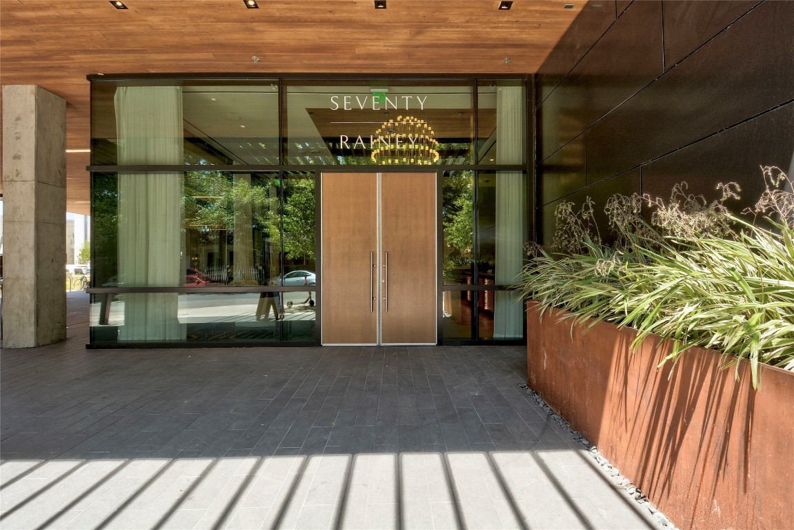 70 Rainey Street, Unit 2702 Austin, TX 78701 - Photo 30 of 40 a view of a entryway door of the house