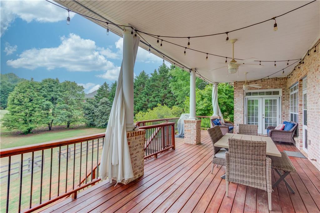 5667 Britt Whitmire Road Gainesville, GA 30506 - Photo 55 of 67 a view of balcony with couch