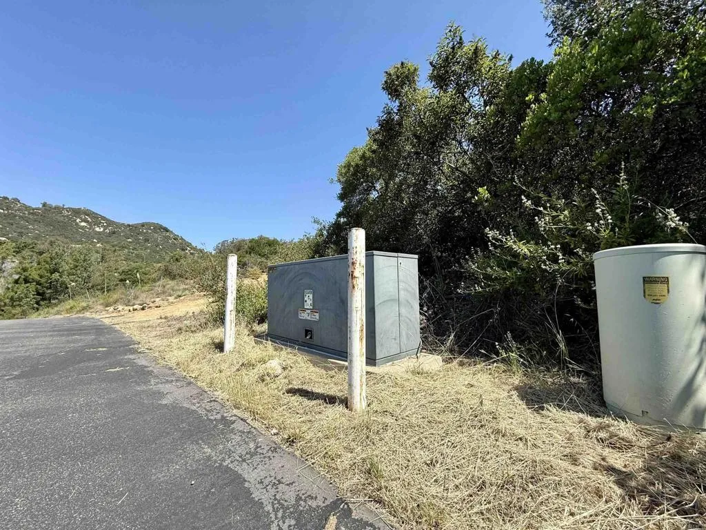 0 Mt Olympus Valley Road Fallbrook, CA 92028 - Photo 18 of 50 Underground power, junction box at the edge of property.