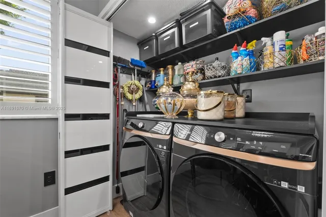 a kitchen with a stove and cabinets