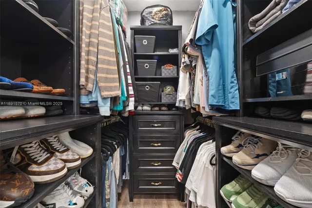 a close view of shoes and a fireplace