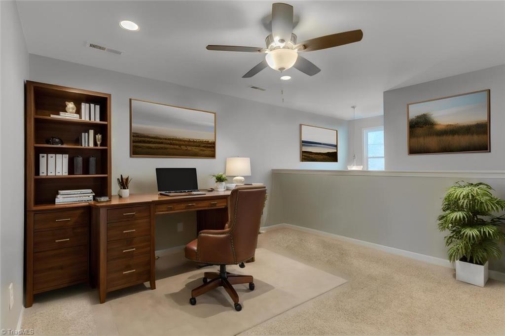 706 Riley Lane Greensboro, NC 27455 - Photo 18 of 25 flex space - (second level), digitally staged