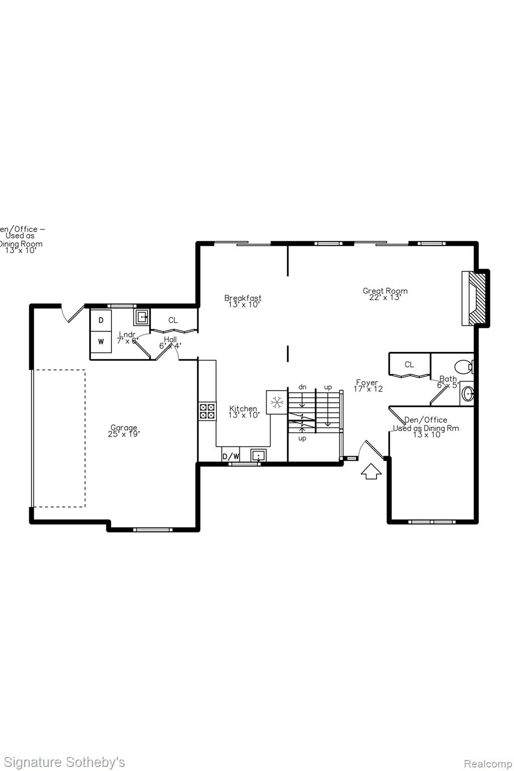 576 Ten Point Drive Rochester, MI 48309 - Photo 48 of 51 Main Level Floor Plan