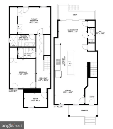 $4,500 | 625 Quebec Place Northwest, Unit 1, Washington, DC 20010