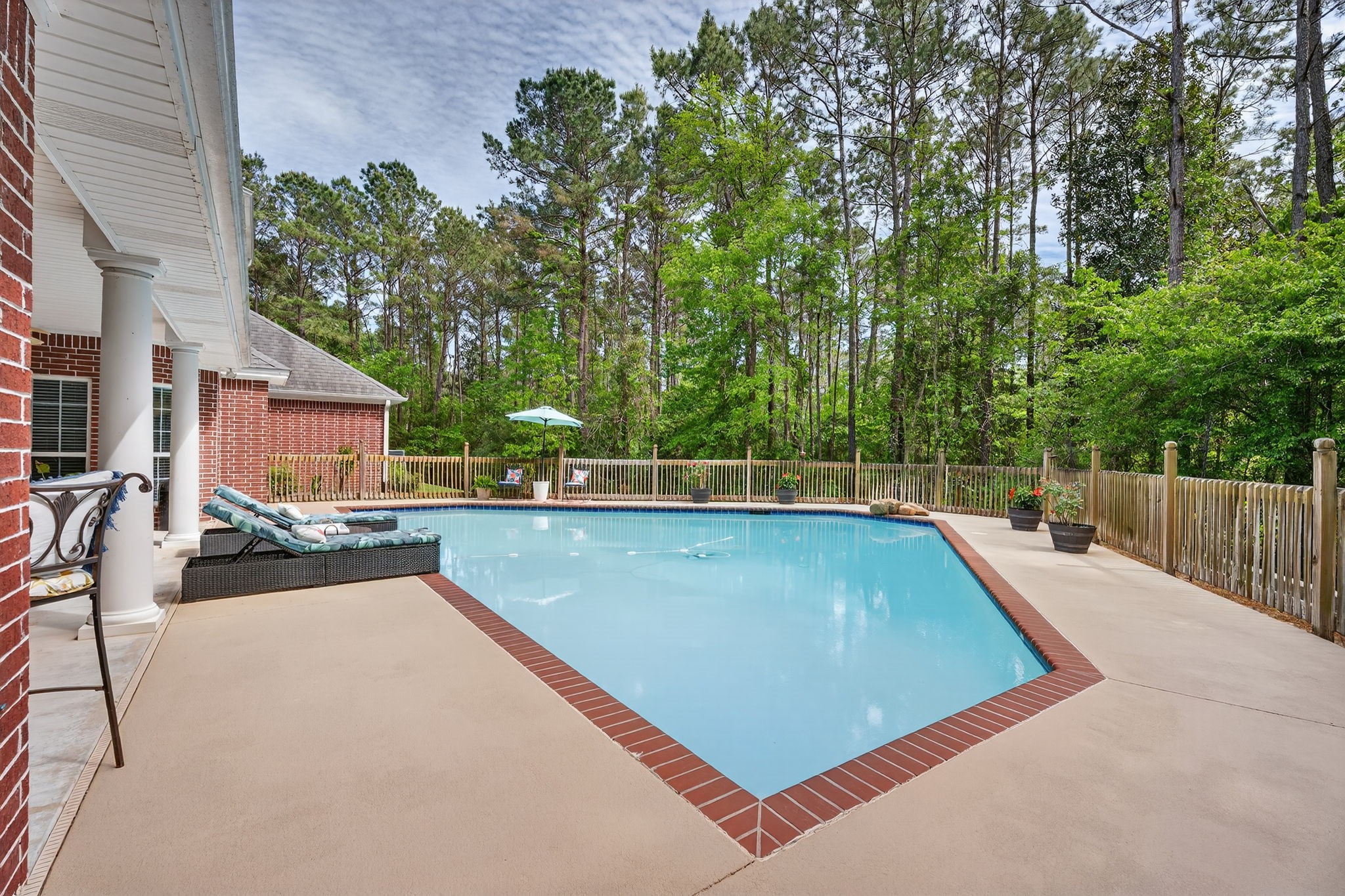 341 Billy Clark Road Huntington, TX 75949 - Photo 38 of 40 a view of a swimming pool with a patio and a yard