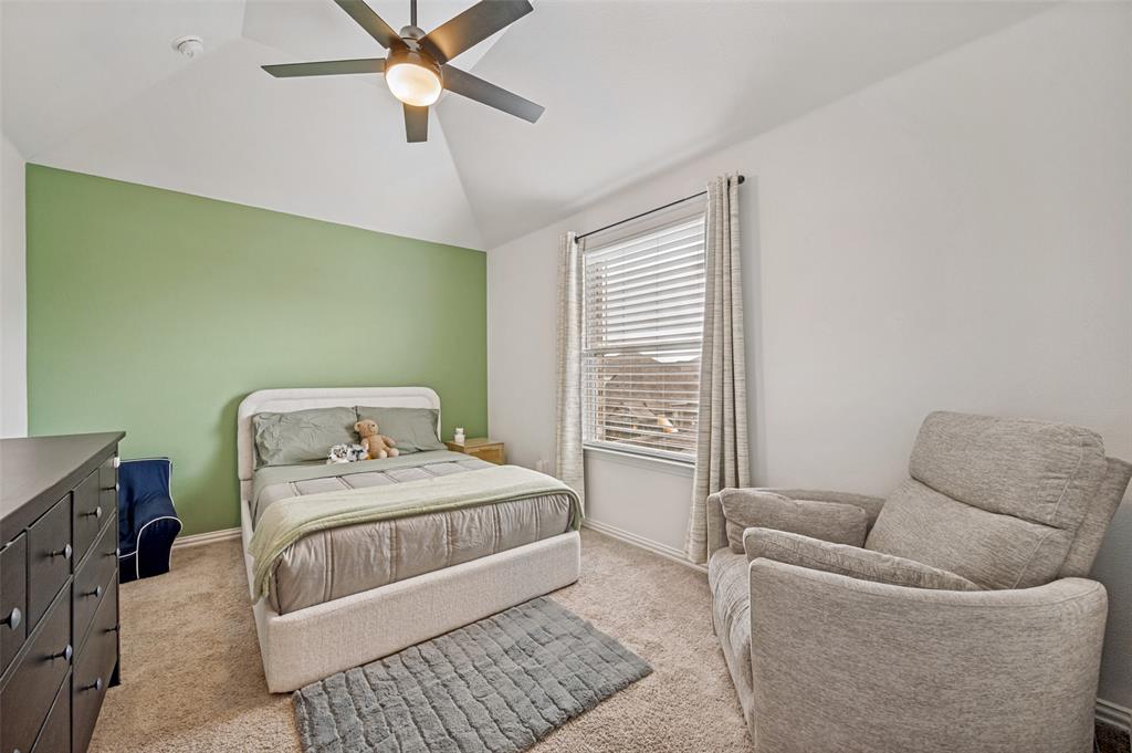 808 Violet Way Celina, TX 75009 - Photo 20 of 30 Bedroom number 2 upstairs with Jack and Jill bath.