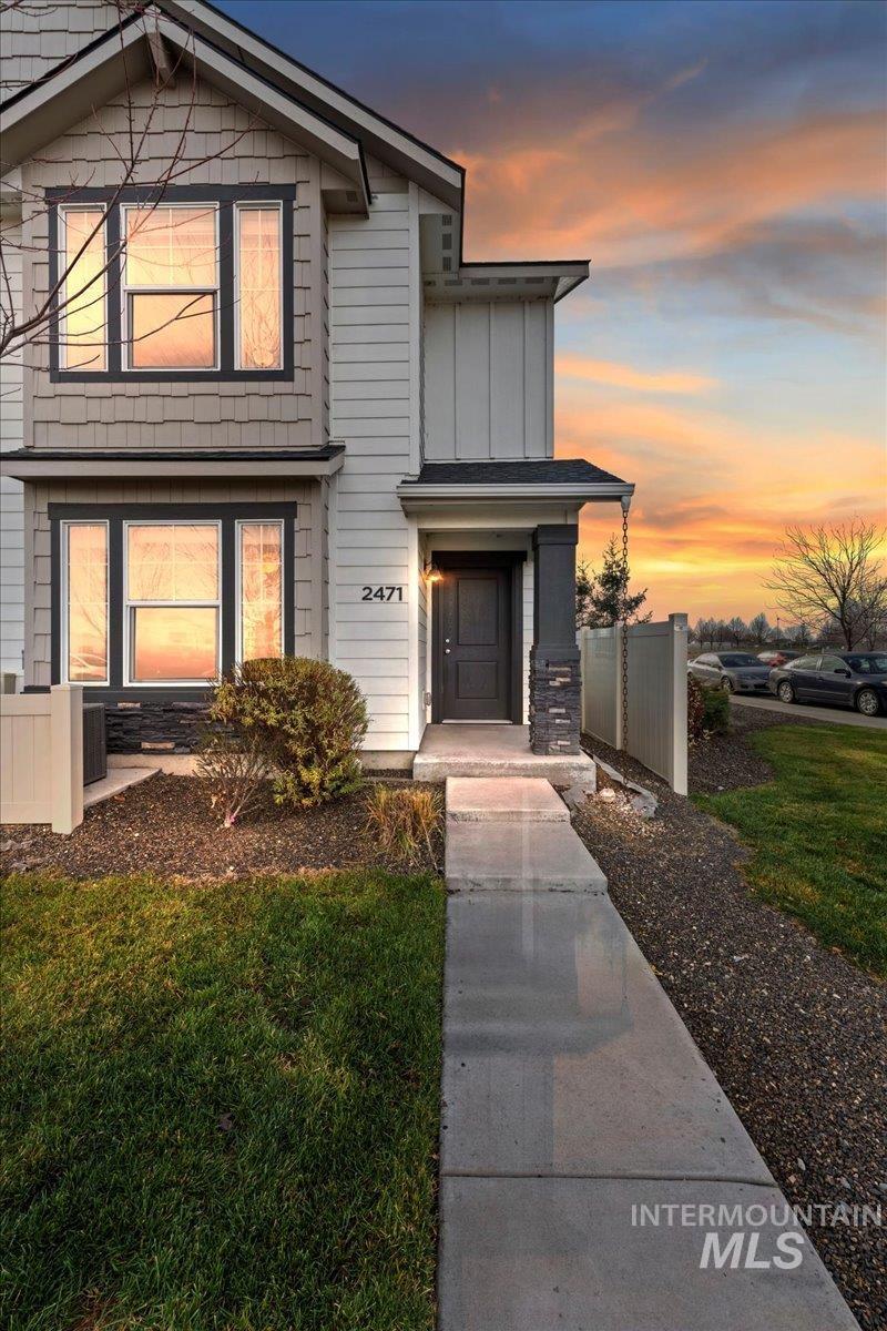 2471 East Goldstone Street Meridian, ID 83642 - Photo 1 of 27 View of front facade featuring board and batten siding