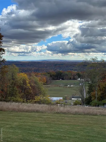 a living room with furniture and a dining table