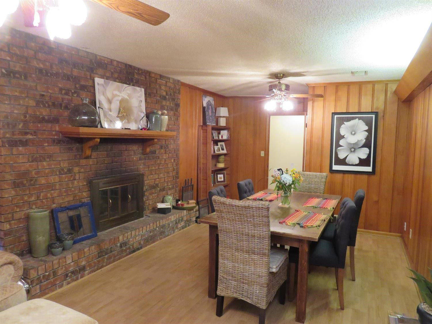 3706 41st Street Lubbock, TX 79413 - Photo 4 of 20 a view of a livingroom with furniture and a fireplace
