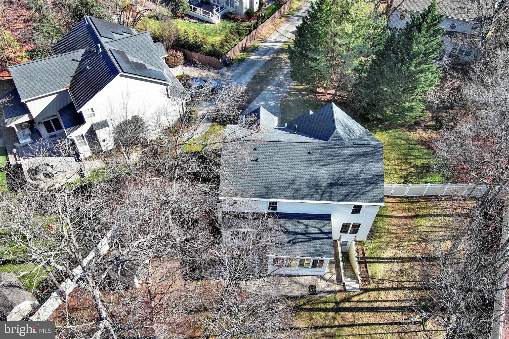 1590 Chapman Road Crofton, MD 21054 - Photo 48 of 70 Tranquil rear yard aerial perspective.