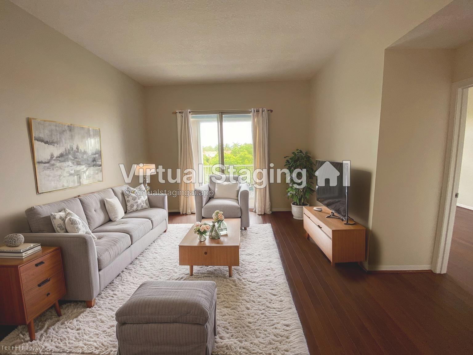 1155 Main Street, Unit 303 Jupiter, FL 33458 - Photo 4 of 25 Living Room (staged)