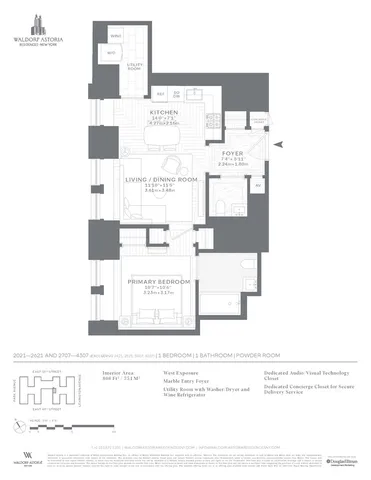 $2,700,000 | 303 Park Avenue, Unit 2807 | Midtown East