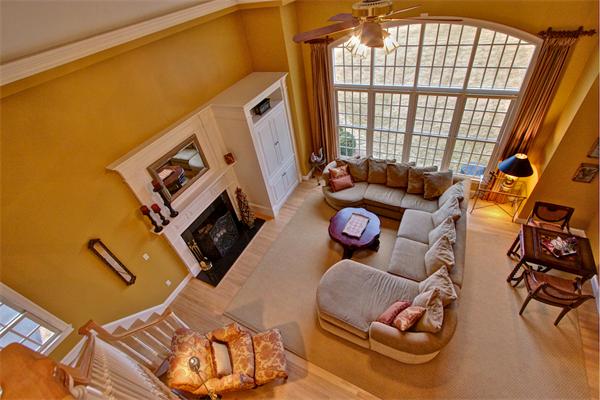 6 Chadwick Way Hopkinton, MA 01748 - Photo 6 of 30 a living room with furniture and a fireplace
