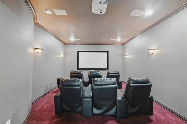 a room with furniture