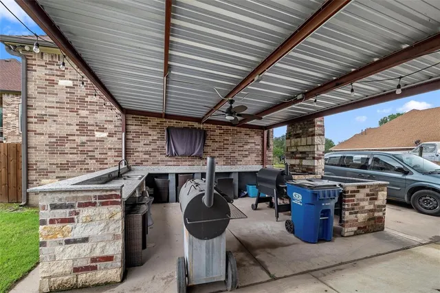 a storage and utility room