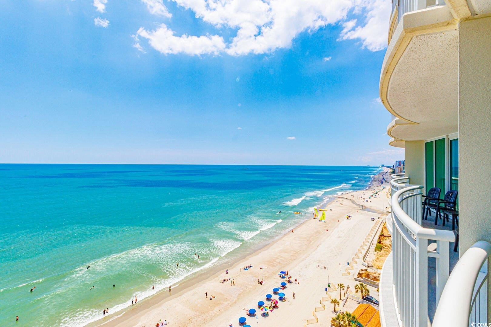 201 South Ocean Boulevard, Unit 1610 Myrtle Beach, SC 29577 - Photo 28 of 40 Water view featuring local beach